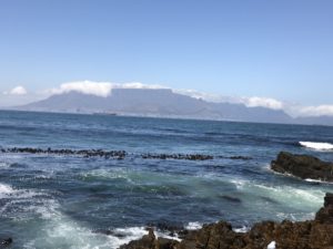 Table Mountain seen from Robben Island